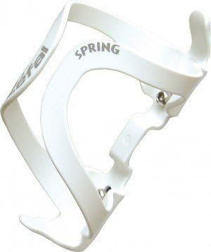 Zefal Spring water bottle cage plastic white water bottle cage plastic
