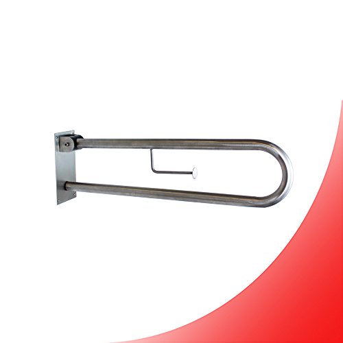 Preisvergleich Produktbild B-Ware WC Toiletten Stützklappgriff Klappgriff behinderte Papierhalter Edelstahl
