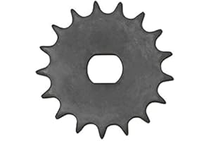 BISOMO Antriebskettenrad, Ritzel, Antriebsritzel 17 Zahn für Simson S51, S70, KR51/2, SR50, SR80 Tuning