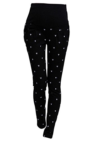 Pregnant Women Pant - TOOGOO(R) Pregnant Women Abdominal Maternity Pants Belly Leggings Trousers M black