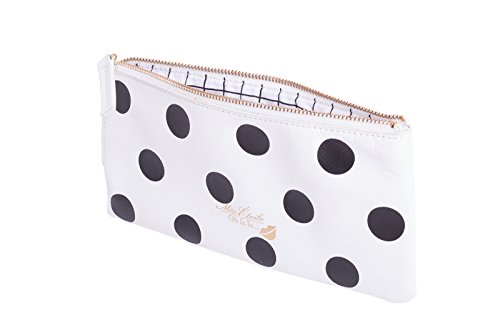 Preisvergleich Produktbild Miss Étoile Geldbörse Portemonnaie "big black dots" aus Leder