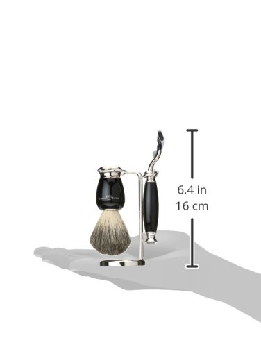 Edwin Jagger Simulated Horn and Nickel Shaving Set - Image 7