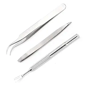 Tick Removal Tool, Tick Remover Kit Durable Stainless Steel Pet Deworming Tool Corrosion Resistance for Tick Removal