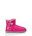 Produktbild UGG Women's Mini Bailey Button Geo Perf Furious Fuchsia Twinface Boot 7 B (M)