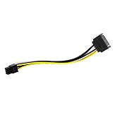 SATA Power 15P a 6P Mining Machine Tarjeta gráfica Reverse Power Adapter 20cm