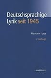 Image de Deutschsprachige Lyrik seit 1945