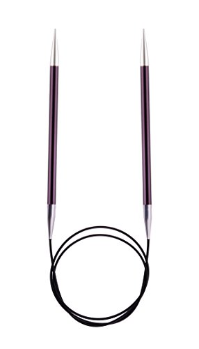 KnitPro 47133 Rundstricknadel Zing 80 cm, 6 mm, lila
