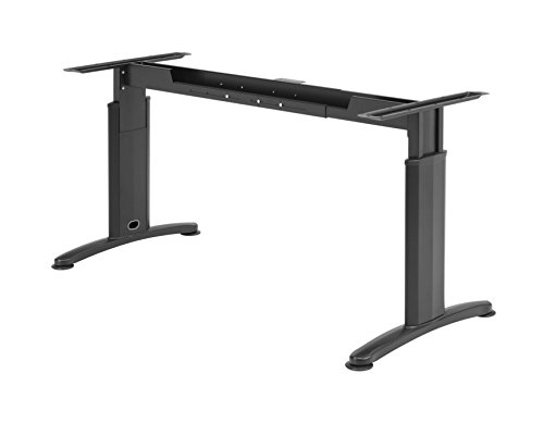 Preisvergleich Produktbild Schreibtisch Untergestell - Verstellbar - Schwarz