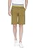 Blue Wave Khaki Cotton Solid Men