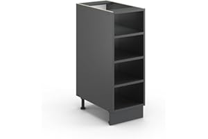 ‎VICCO Vicco Küchenregal Fame-Line, Anthrazit, 30 cm ohne Arbeitsplatte