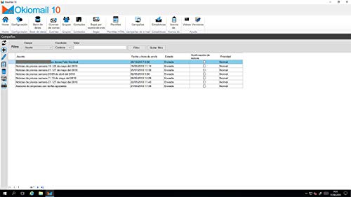 Okiomail 10 - E-Mail Marketing desde tu propio ordenador o servidor  Licencia un a  o