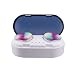 Produktbild Makalon Sports Kabellose 5.0 Bluetooth Kopfhörer Stereo Minikopfhörer mit Portable Mini Ladekästchen 18H Spielzeit IPX5 Wasserdicht Headset Wireless Earbuds Earphones für iPhone Samsung Huawei (D)