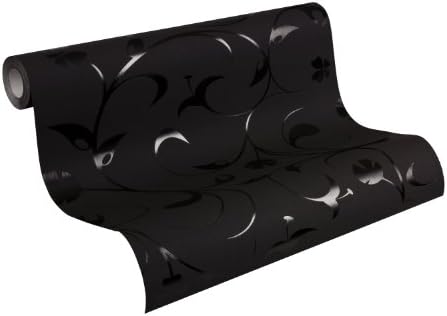 Lars Contzen non-woven wallpaper black 10,05 m x 0,53 m 567123