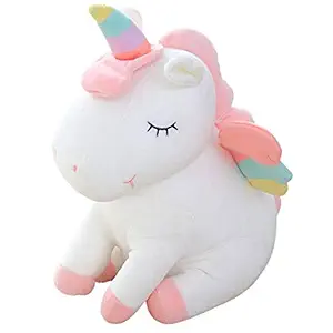 Toyshine 25 Cms Unicorn Stuffed Animal Soft Plush Toy Gift for Girls Boys Home Decor Gift