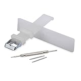 VINBAND Unisex Wasserfest Gummi Uhrenarmband mit Edelstahl Silberne Schnalle 14mm Halbtransparent