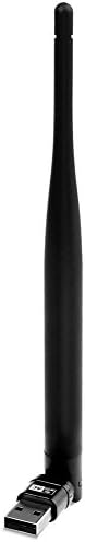 XINGDONGCHI AC600 Wi-Fi Dual Band USB Adapter 5dBi External Antennas/ Wireless LAN / Mini Dongle IEEE 802.11a/b/g/n with WPS Button for Laptop/Desktop Computer Supports Windows 8.1/8/7/XP/Vista (32/64 bit) (600M Short Atenna)