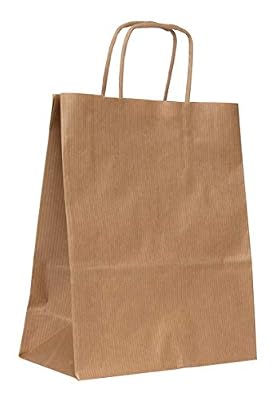 Apli 101646 50 Sacs Kraft, 35cm x 16cm x 40cm, Brun