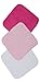Mum 2 Mum Face Washers (Cerise/Baby Pink/White)
