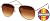Hatstar Premium Set, Pilotenbrille Versp...