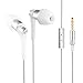 Produktbild TAIR wired In-Ear 3.5MM Kopfhörer mit Mic, Stereo High Difinition Kopfhörer für IPhone und Android Gerät (weiß)