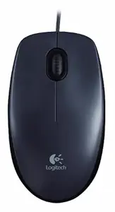 (Renewed) Logitech M90 Wired USB Mouse (Black)