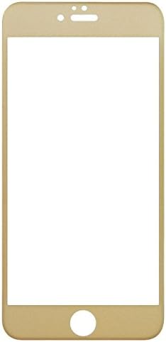 Dusk® Tempered Glass Full Coverage Screen Protector for Apple iPhone 6 / 6S 3D Curved Carbon Fibre For Maximum Protection 9H Hardness (iPhone6 4.7 inch) (GOLD)