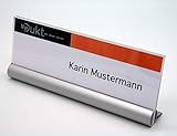 Tischaufsteller Namensschild LATON 5-er Set Aufsteller Tischschild 165x65mm