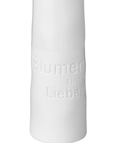 Räder – ZUHAUSE Raumpoesie – Vase – „Blumen sind Liebe“ Ø 4 cm Höhe 20 cm - 2