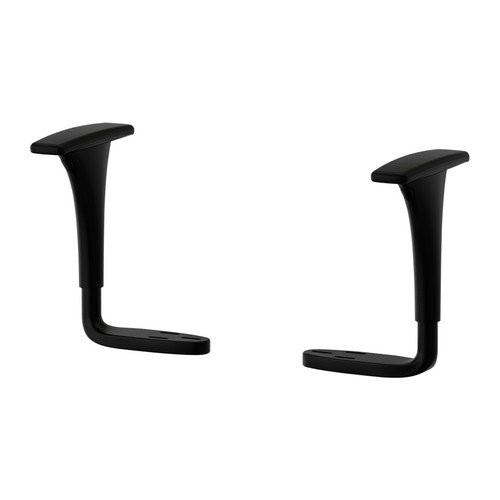 Preisvergleich Produktbild IKEA VOLMAR - Pair of armrests black