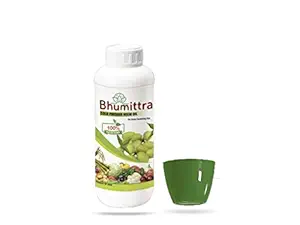 Bhumittra Pure 100ml Cold Pressed Neem Oil for Spray on Plants and Garden Pest Control - HDPE Bottle (100ml with Free Measuring Cup)