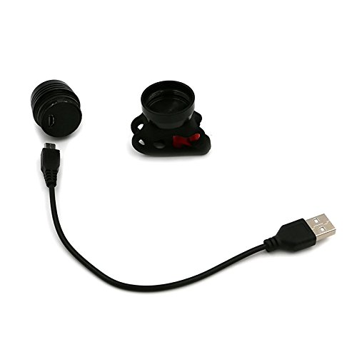 Hrph LED wasserdichtes Fahrrad Fahrrad vorne hinten Rückleuchten Fahrradfahren Sicherheit Warnung Vorsicht Blitzlampe - 3