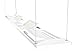 Price comparison product image OSRAM LED Pendant Light SILENTO POCO/LED ceiling light with innovative panel technology/High- quality aluminium in white/30W/warm white - 3000K - 5 Panels