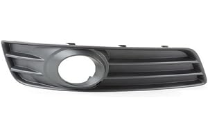 TVP Trade Vehicle Parts.co.uk Compatible With Front Bumper Fog Grille Black Textured O/S Right Audi A3 Standard Models 2008-2012 Not For S-Line