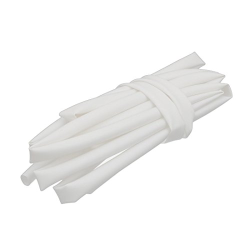 Preisvergleich Produktbild Fash Lady 2M Länge 6mm Innendurchmesser Polyolefin Isolierung Schrumpfschlauch Wrap Weiß