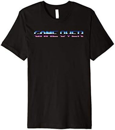 8-BIT PUNKSPixel Art retro GAME OVER tshirt for 8-bit design fans