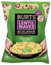 Burt's Lentil Waves Sour Cream & Onion 16 x 20g