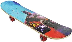 Yasamazing Adults Kids Boys Girls heavy quality Long Big size strong wooden 9 ply used adults to kids special skating board special for anywhere used skateboard big size (multicolor ) 24*6 inch size(Made In India) (7 to 20+ years age )