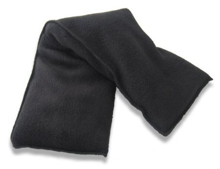 Deluxe Fleece BLACK Lavender Wheat Bag Heat / Chill Pack (Large 44cm)
