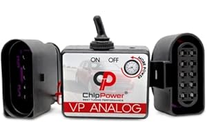 ChipPower Chip de Potencia VPA Analog al coche para Volkswagen Golf Mk3 III 3 1.9 TDI 1991-2002 Tuning Box Diesel ChipBox Más Potencia del Coche y Menor Consumo de Combustible
