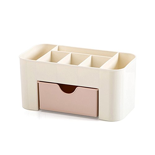 Preisvergleich Produktbild He Kunststoff Desktop Kosmetik Aufbewahrungsbox Kunststoff Desktop Aufbewahrungsbox Hause Multifunktionale Schmuck Aufbewahrungsbox, pink