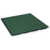 Dalle En Caoutchouc 1,5cm 50x50cm Haute Densité Intérieur