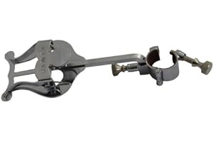 SAMBA MÚSICA Atril trompeta curvado, corto, soporte Ø14 mm