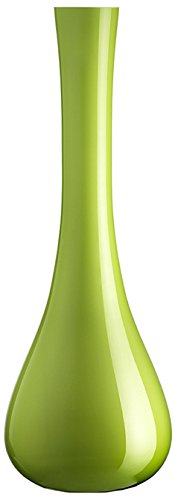 Leonardo Glas Vase Sacchetta, 40 cm, grün