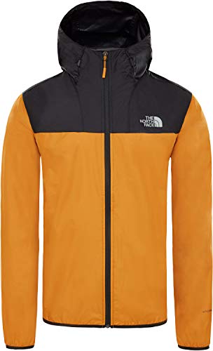 The North Face Cyclone 2 HDY Chaqueta con Capucha, Hombre, Citrine Yellow/TNF Black, S