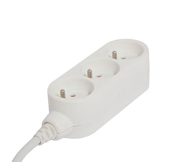 CHACON Multiprise filaire, 3 prises blanc CHACON