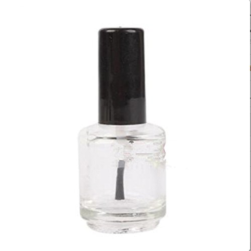 Born Pretty 1 pc 15ml Empty Transparent Polish Bottle with Brush inside