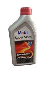 Mobil Super Moto 20W-40 API SL 4T Premium Technology Motorcycle Engine Oil 900ML