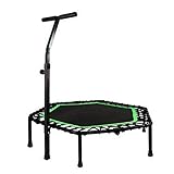 HYYDP Trampoline Rebounder for adultes Bungee, Trampoline Fitness, Trampoline pliant, Rebounder |Accueil Cardio Exercise |Bounce en toute sécurité |Main courante ajustable for qualité et durabilité