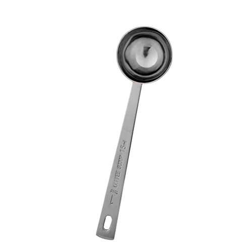 BESTOMZ Ausdauer Edelstahl Tableslöffel Messkaffe Schaufel, 2er Set - 5