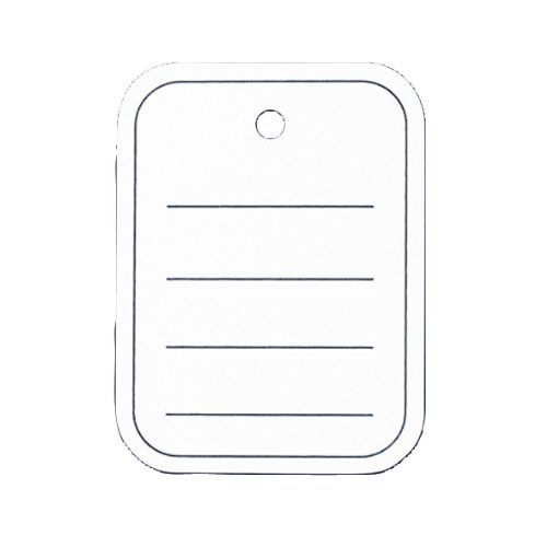 Preisvergleich Produktbild Sigel ZB350 Warenanhänger weiß liniert, gelocht, 40x50 mm, 500 Stück
